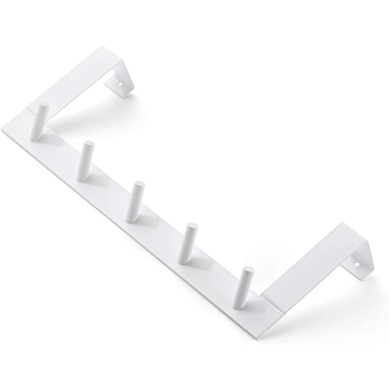 RAYEN Türhaken zum Aufhängen / 5 Haken / weiß