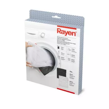 RAYEN Wäschebeutel-Set 2 Stück 50x40cm schwarz/weiß