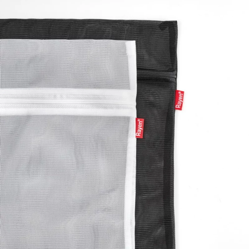RAYEN Wäschebeutel-Set 2 Stück 50x40cm schwarz/weiß