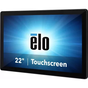 Elo Touch Solutions Elo I-Series 2.0 ESY22i3 - All-in-One (Komplettlösung) - Core i3 8100T / 3,1 GHz - RAM 8 GB - SSD 128 GB - UHD Graphics 630 - GigE - WLAN: 802.11a/b/g/n/ac, Bluetooth 5.0 - Win 10 IoT Enterprise LTSC 64-bit - Monitor: LED 54,6 cm (21,5