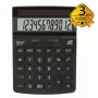 REBELL RE-ECO 450 BX Tischrechner, 12-stelliges LCD, Dual Power, Recycling-Kunststoff, Schwarz