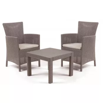 KETER Gartenmöbel-Set Rosario Balkonset beige
