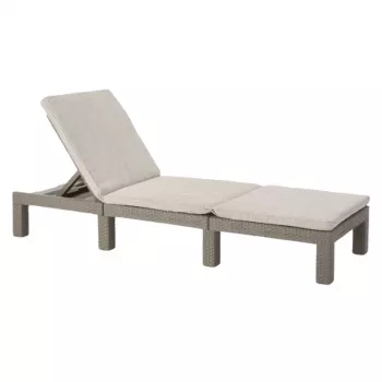 KETER Jaipur Sonnenliege mit Polster beige