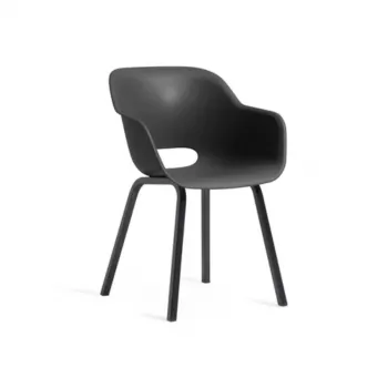 KETER Gartenstühle 2 Stk. Noa Cup grau