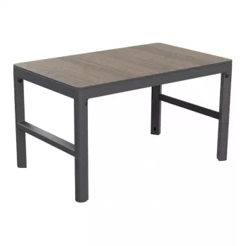 KETER Gartentisch Deco Lyon walnuss/grau
