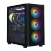 Zalman M4 SE Schwarz mATX Mini Tower PC-Gehäuse mit 6x 120mm FRGB-Lüftern