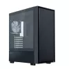 Zalman S6 Schwarz ATX Mid Tower PC-Gehäuse mit 4 ARGB-Lüftern und gehärtetem Glas