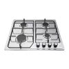 ISEASY MGBG-604C Freistehender Gasherd mit 65L Backofen und Grill, Edelstahl