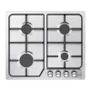 ISEASY MGBG-604C Freistehender Gasherd mit 65L Backofen und Grill, Edelstahl