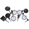 DONNER EC7247 Elektronisches Schlagzeug mit Mesh-Pads, 225+ Sounds, USB MIDI, Aluminium-Rack
