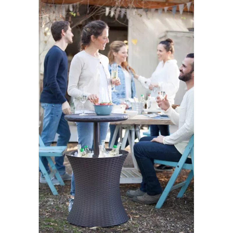 Keter Cool Bar Rattan braun