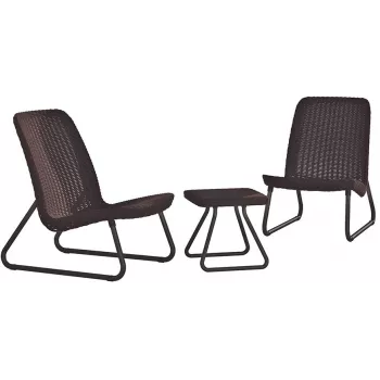KETER Gartenmöbel-Set Rio Patio Set braun