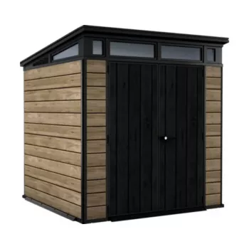 KETER Gartenhaus Deco Pent 7x7 Eschenholzton