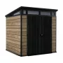 KETER Gartenhaus Deco Pent 7x7 Eschenholzton
