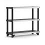 KETER 3-stufiges Regal Fused 122,1x45,7x105,8cm schwarz