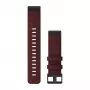 GARMIN Zubehör, fenix 6 22mm QuickFit Heathered Red Nylon Armband