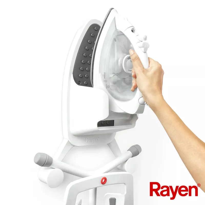 RAYEN Bügelbrett- und Bügeleisenhalter mit Silikon