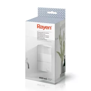 RAYEN Flüssigseifenspender / weiß / 400ml