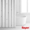 RAYEN Duschvorhang 180x200cm weiß, Polyester