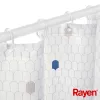RAYEN Duschvorhang 180x200cm weiß, Polyester