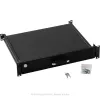 TRITON RAB-UP-X29-A1 19-Zoll abschließbare Rackmount Tastatur- und Mausablage, 1U, Schwarz
