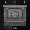 Simfer BI-81608P Pyrolytischer Einbau-Backofen, 80 L, 10 Funktionen, Elektronische Touch-Steuerung, Energieeffizienzklasse A, Schwarz