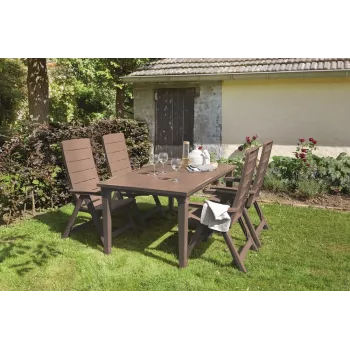 Keter Futura Gartentisch Braun 29197868599