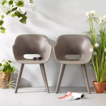 KETER Gartenstühle 2 Stk. Akola Beeches