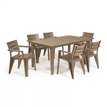 KETER Gartenstuhl Julie beige