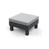 KETER Gartenhocker/Tisch Element mit Polster grau/hellgrau
