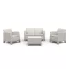 KETER Gartenmöbel-Set Scandi Forma 2-Sitzer-Set pebble grey/light beige