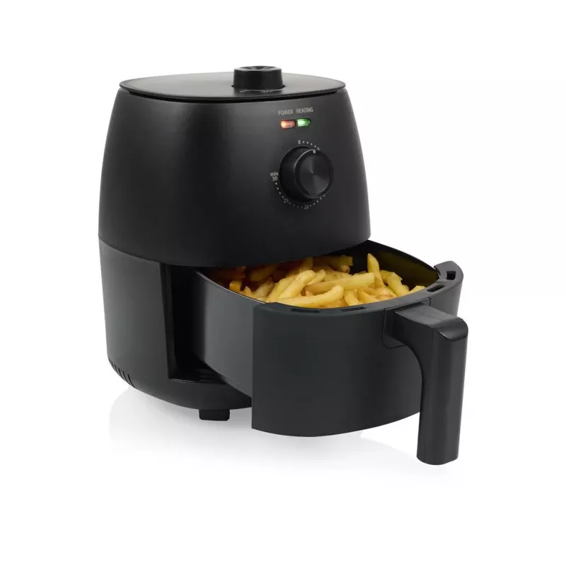 Tristar Mini Airfryer FR-9014 Heißluftfritteuse, 2 L, 1150 W, Schwarz