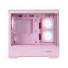 Zalman P30 V2, mATX Mini Tower PC-Gehäuse, 3 x 120mm ARGB-Lüfter, Pink