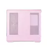 Zalman P30 V2, mATX Mini Tower PC-Gehäuse, 3 x 120mm ARGB-Lüfter, Pink
