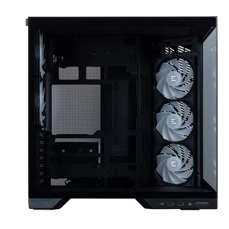 Zalman D50, ATX Mid Tower PC-Gehäuse, 3 x 120mm Lüfter, Schwarz