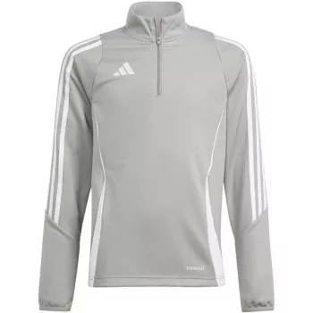 adidas Tiro 24 Trainingsshirt Kinder Sweatshirt grau IR9363 116cm