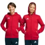 adidas Entrada 26 Full Zip Hoodie Kinder-Sweatshirt rot KH1781 116cm