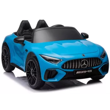 Auto Auf Akku Mercedes AMG SL63 Blaues Lackiert