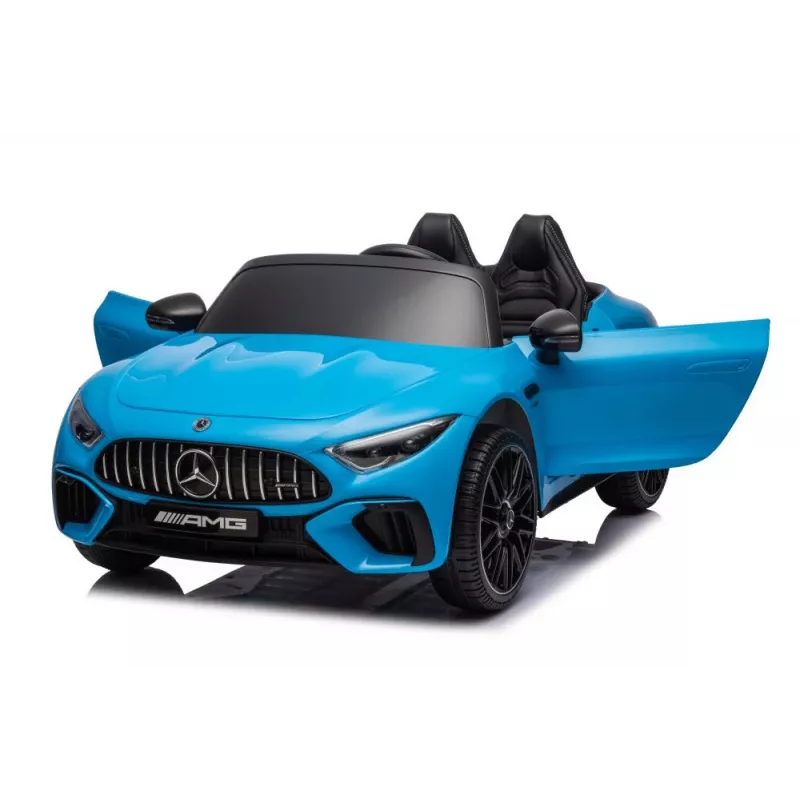 Auto Auf Akku Mercedes AMG SL63 Blaues Lackiert