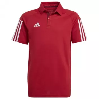 adidas Tiro 23 Competition Cotton Polo Kinder T-Shirt rot HI4715 152cm