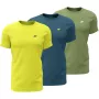 Herren T-Shirt 4F M4217 3er-Pack gelb, blau, grün 4FWSS26TTSHM4217 90S L