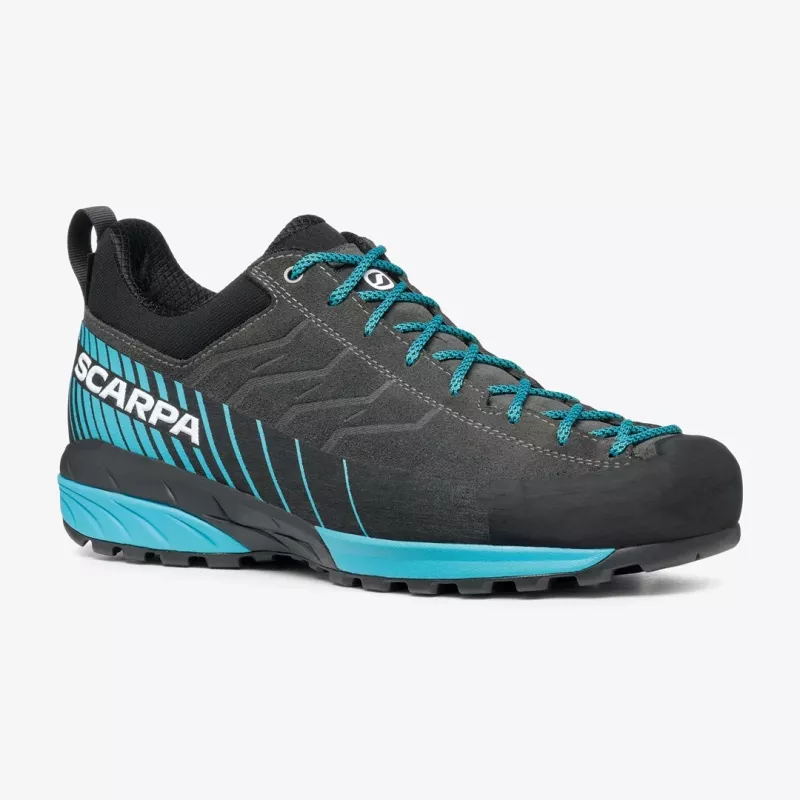 Scarpa Mescalito GTX Zustiegsschuhe - shark/azure Größe: 46_5