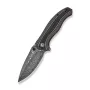CIVIVI Vyrent Damastmesser Schwarz T&O G10