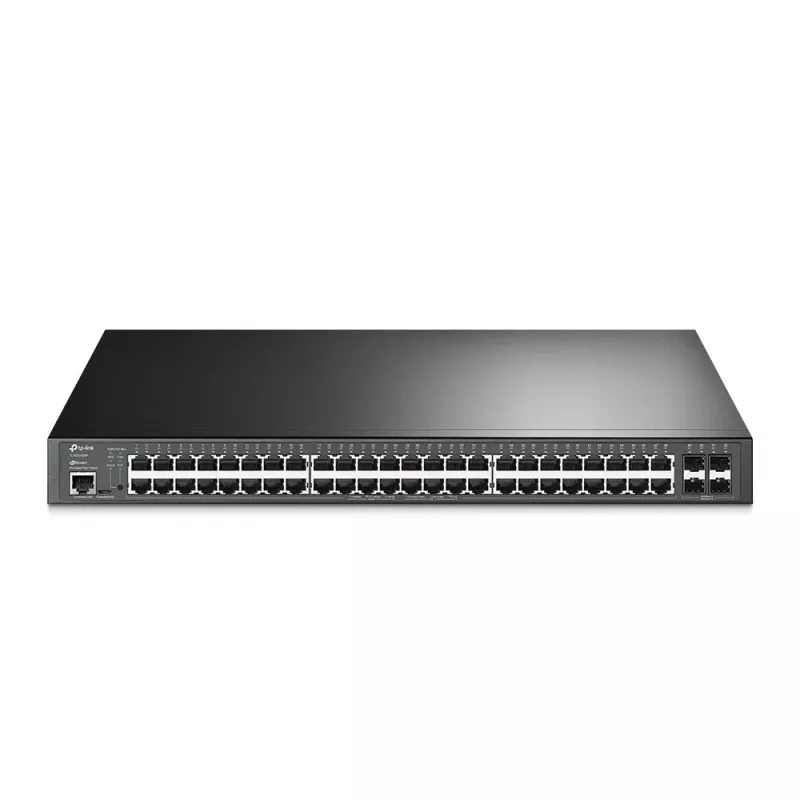 TP-Link JetStream TL-SG3452XP Netzwerk-Switch Managed L2+ Gigabit Ethernet (10/100/1000) PoE-Unterstützung 1U Schwarz