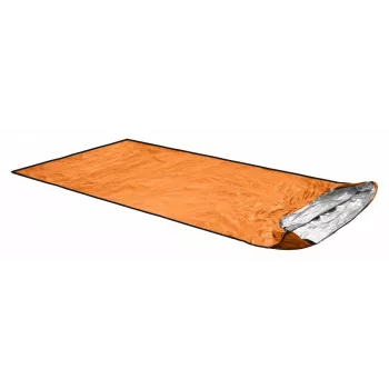 ORTOVOX Bivy Ultralight Erwachsener rechteckiger Schlafsack Polyurethan, Silber Blau, Orange