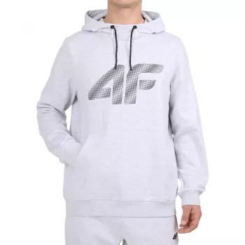 4F Herren-Hoodie M2548 kühles hellgraues Melange 4FWMM00TSWSM2548 27M M