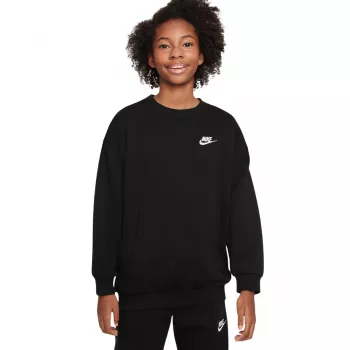 Nike Sportswear Club Fleece Kinder-Sweatshirt schwarz FD2923 010 M