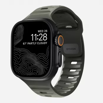 NOMAD Sport Band – Armband für Apple Watch 46mm/49mm aus FKM (ash green)