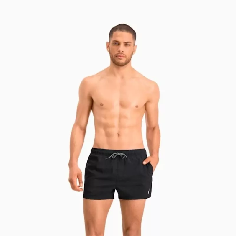 Puma Swim Herren Badeshorts Length Swim schwarz 907658 07 M