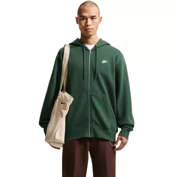 Nike Club BB FZ Hoodie Herren Kapuzenpullover mit Reißverschluss grün FN3861 323 L